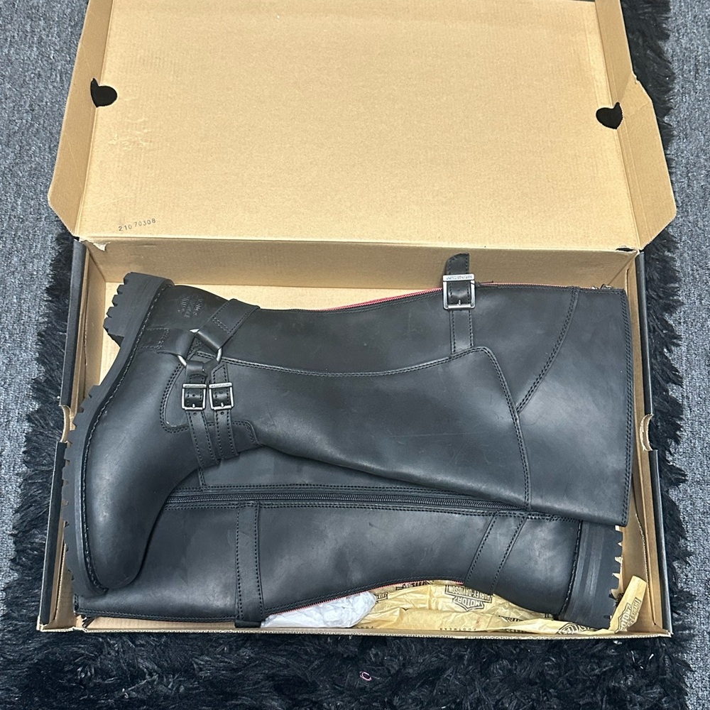 Harley-Davidson Black Combat Boots